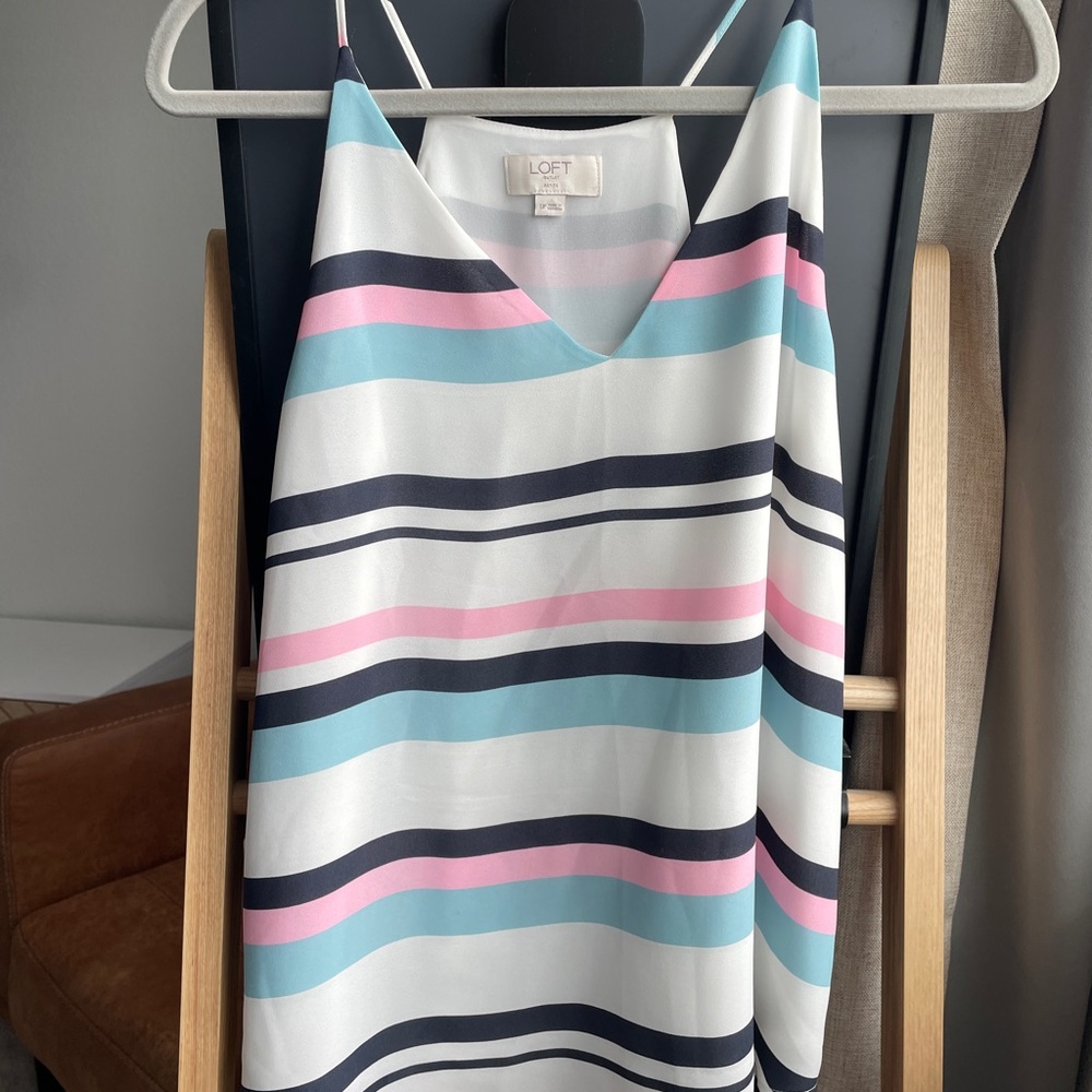 LOFT Women's Striped Cami Top - Multicolor